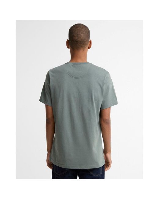 Barbour Gray Essentials Sports T-Shirt for men