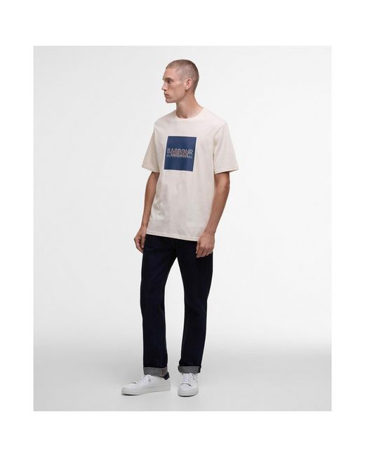 Barbour Blue Moakes T-Shirt for men