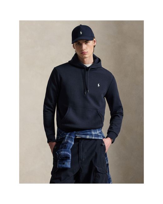 Polo Ralph Lauren Blue Embroidered Pony Hoodie for men
