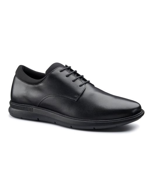 Hotter Black Hugo Wide Fit Shoes for men