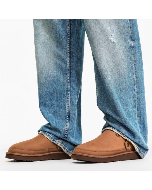 Ugg Brown Gldncoast Goldencoast Cotton Flat Mules for men