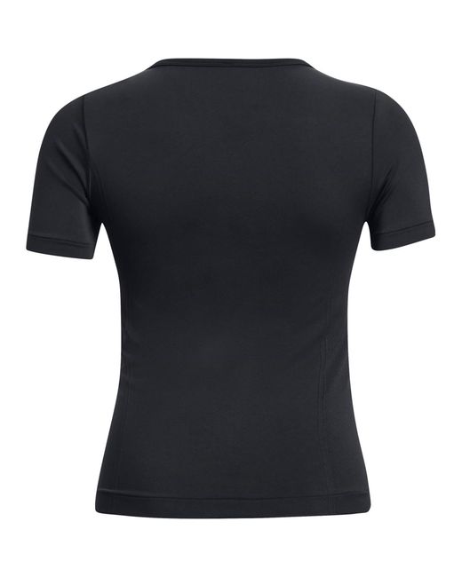 Under Armour Black Vanish Seamless Short-Sleeve Performance Gym Top