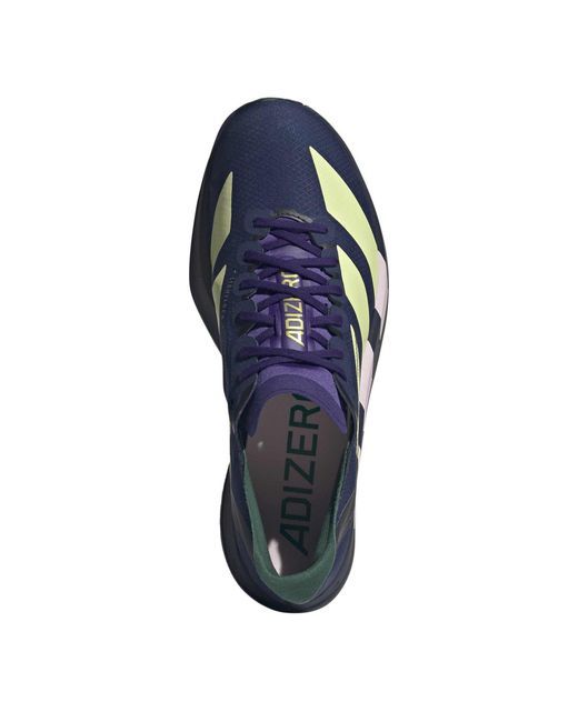 Adidas Blue Adios Pro 4 Road Running Shoes for men