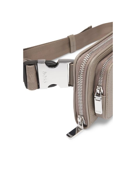 Boss Gray Newrosstown Shoulder Bag for men