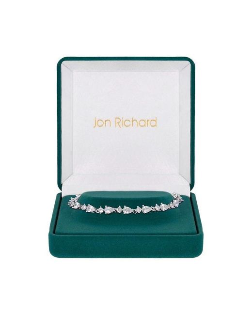 Jon Richard Green Pear Drop Bracelet