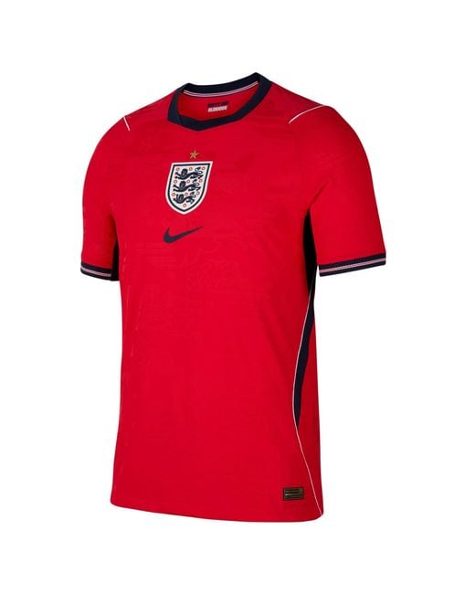 Nike Red England Authentic Away Shirt World Cup 2026 for men