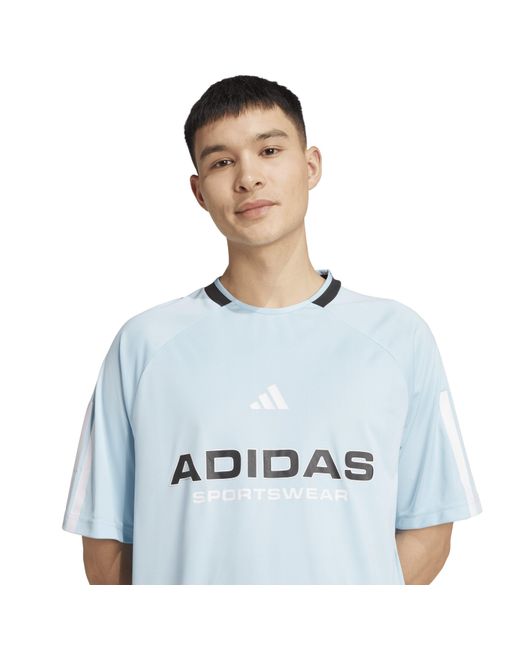 Adidas Blue House Of Tiro Nations T-Shirt Adults for men
