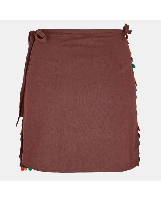 Never Fully Dressed Green Shell Mini Skirt