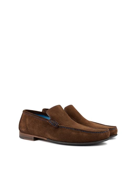 Loake Brown Nicholson Loafers for men