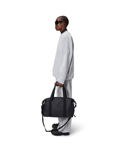 Rains Black Small Hilo Weekend Bag