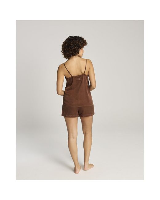 Nudea Brown Eco-Luxe Strappy Cami