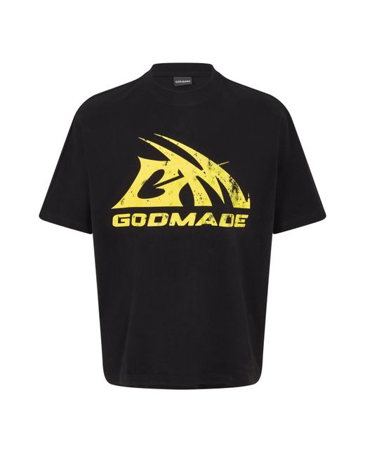God Made Black Logo T-Shirt for men