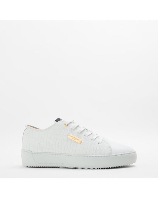 Android Homme White Low Trainers for men