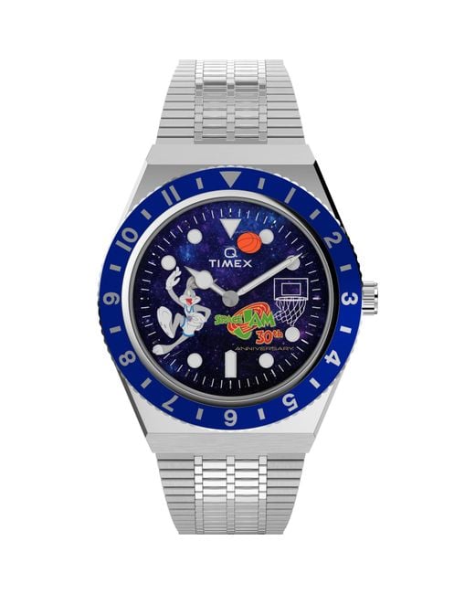 Timex Blue Space Jam 30Th Anniversary Collaboration Watch for men