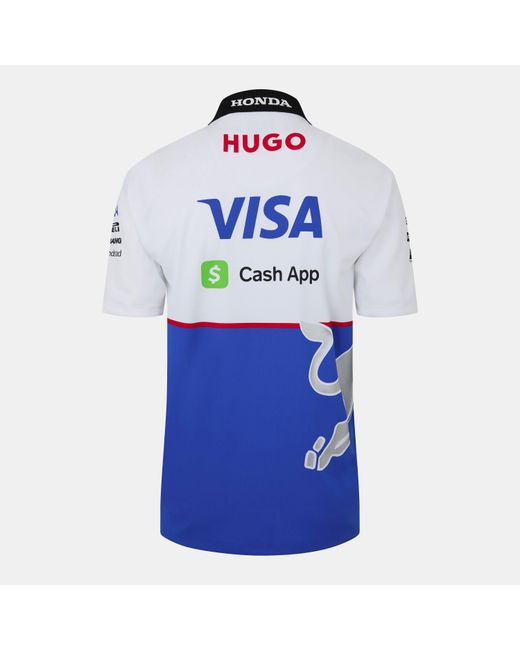 HUGO Blue X Racing Bulls Short-Sleeve Polo Shirt for men