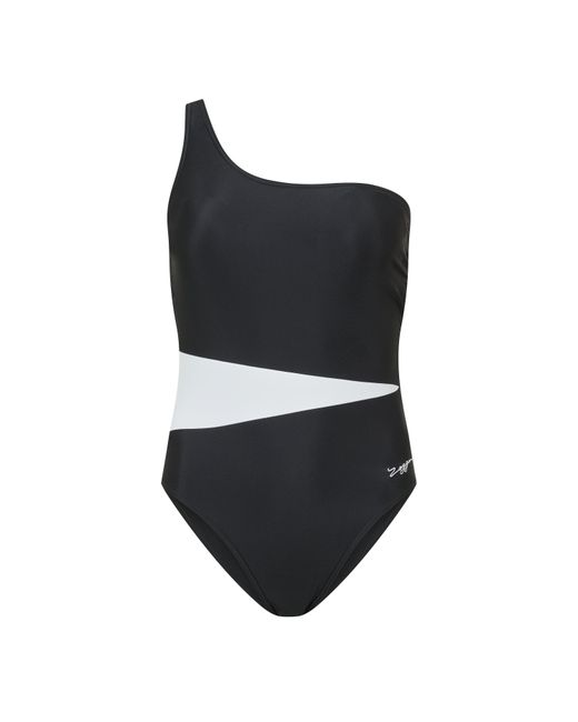 Zoggs Black Lattice One Shoulder