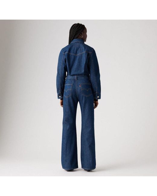 Levi's Blue Wstrn Jumpsuit