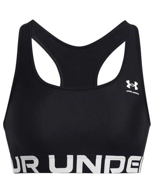 Under Armour Black Heatgear Authentics Medium Support Sports Bra