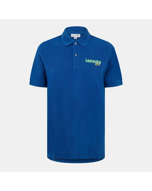 Lacoste Blue Logo Polo Shirt for men