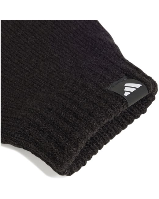 Adidas Black Adults Beanie Hat And Glove Set