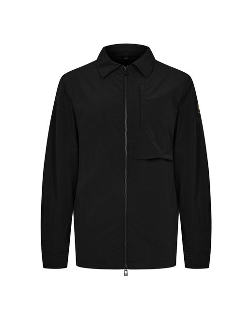 Belstaff Black Path Long Sleeve Overshirt for men