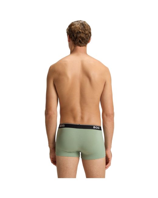 Boss Black Bodywear 3-Pack Boxer Shorts With Logo Detail for men
