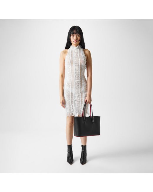 Roberta Einer White Angel Mini Dress