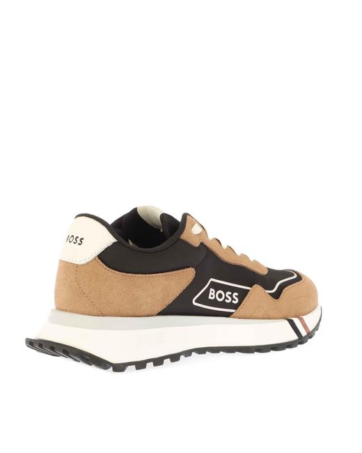 Boss Brown Jonah Runn Sdtx 10252308 01 Low-Top Trainers for men