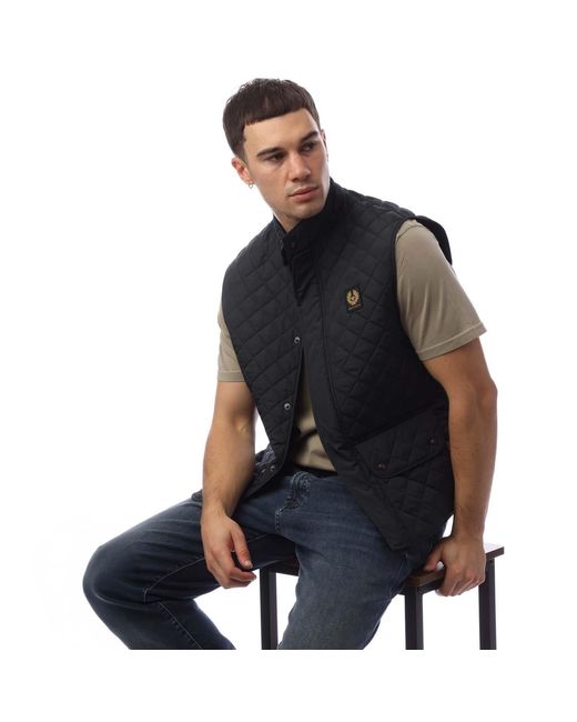 Belstaff Black Icon Gilet for men