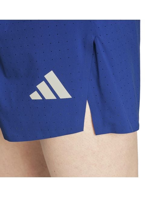 Adidas Blue Split Sho 3 M Gym Short for men