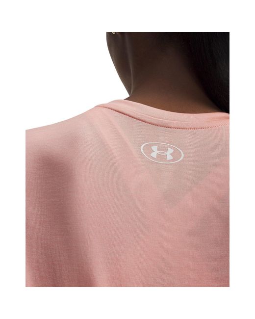 Under Armour Gray Tech Twist V-Neck Short Sleeve