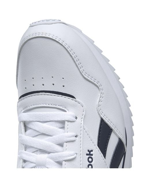 Reebok White Classic Glide Ripple Clip Trainers for men