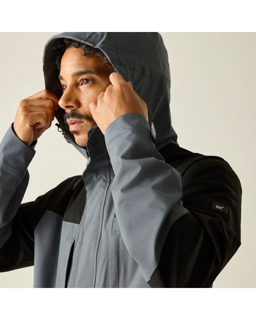 Regatta Black Freesdale Waterproof Isotex Jacket for men