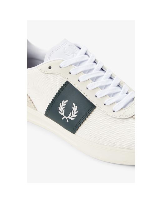 Fred Perry White Low-Top Trainers for men