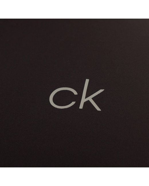 Calvin Klein Black Ck Newport Zip Top for men