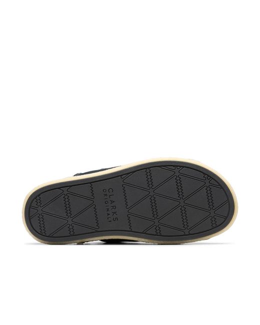 Clarks Blue Overleigh Sliders for men