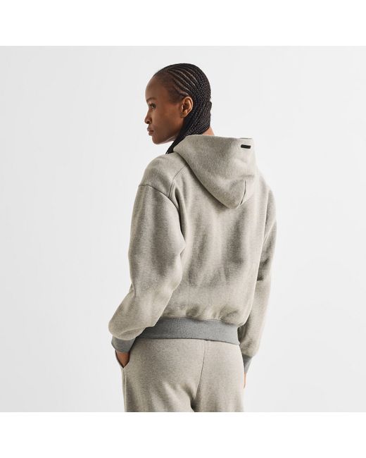 Fear Of God Gray Fge Half Zip Hdy Ld61