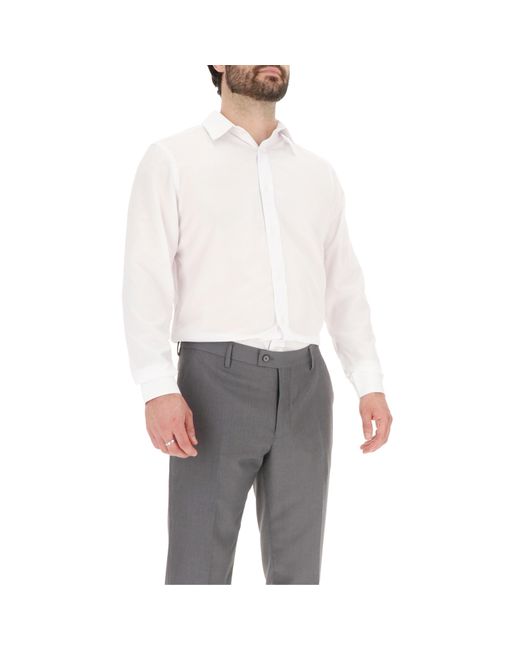 Scotch & Soda Gray Long-Sleeve Oxford Shirt for men