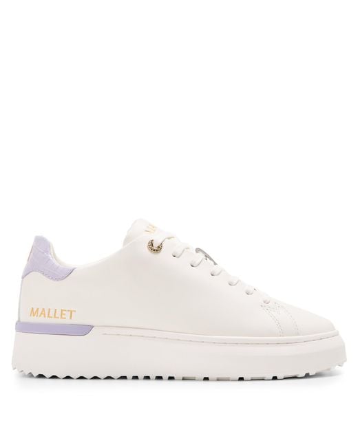 Mallet White Low-Top Trainers