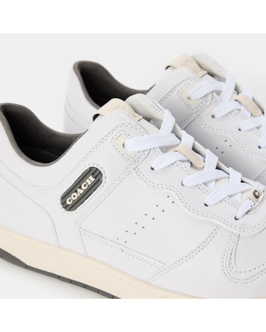 COACH White Low-Top Trainers