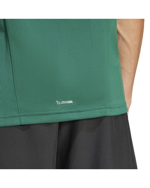 Adidas Green D4T Heri Performance Gym Vest for men
