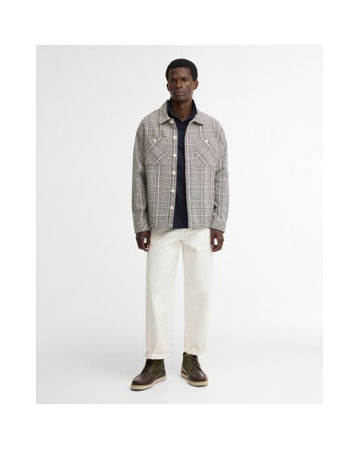 Barbour Gray B.Li Alderney Oversh Sn64 for men
