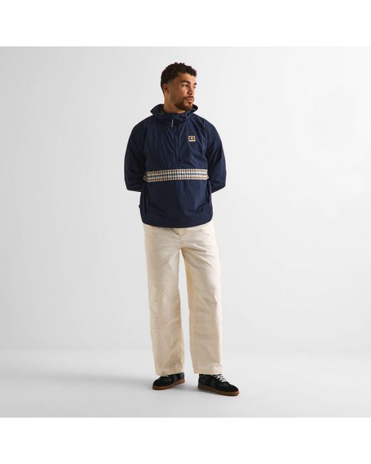 Aquascutum Blue Rain Anorak Jacket for men