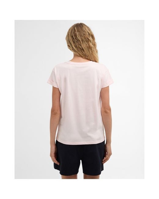 Barbour Pink Bede T-Shirt
