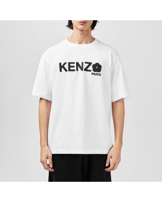KENZO White Boke Flower T-Shirt for men
