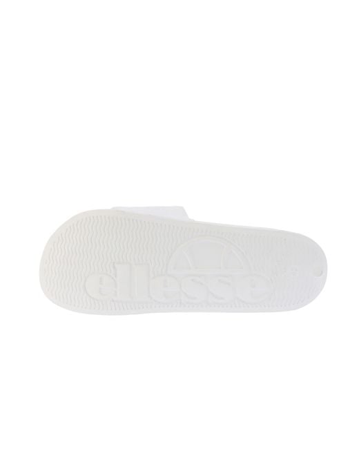 Ellesse White Laxxes Water Resistant Pool Sliders for men