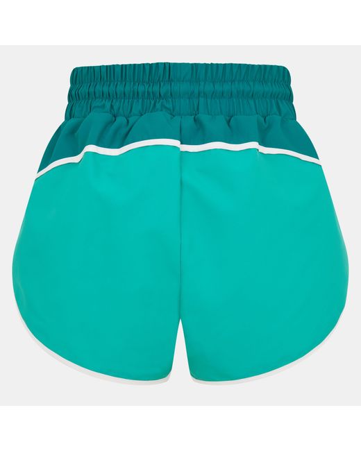 Red Run Orange Colourblock Running Shorts