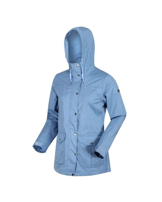 Regatta Blue Bayarma Breathable Long Sleeve Waterproof Jacket