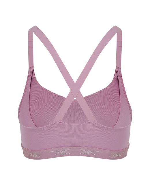 Reebok Purple Medium Impact Sports Bra