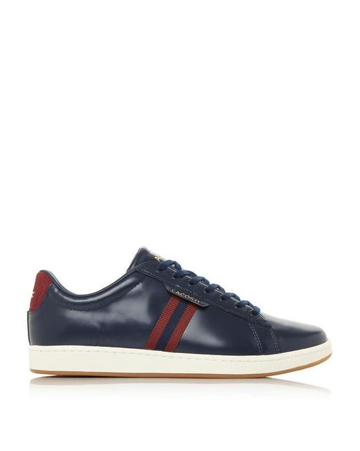 Lacoste Blue Carnaby Evo 419 Stripe Detail Trainers for men